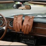 Full Finger Leather Driver Gloves | Premium Top-Grain Cowhide | Ergonomic Slip-On Utility & Driving Gear