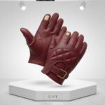 Open-Finger Leather Driver Gloves | Premium Grain Leather, High-Dexterity & Maximum Ventilation | Classic Trucker & Biker Style