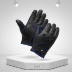 Open-Finger Leather Driver Gloves | Premium Grain Leather, High-Dexterity & Maximum Ventilation | Classic Trucker & Biker Style