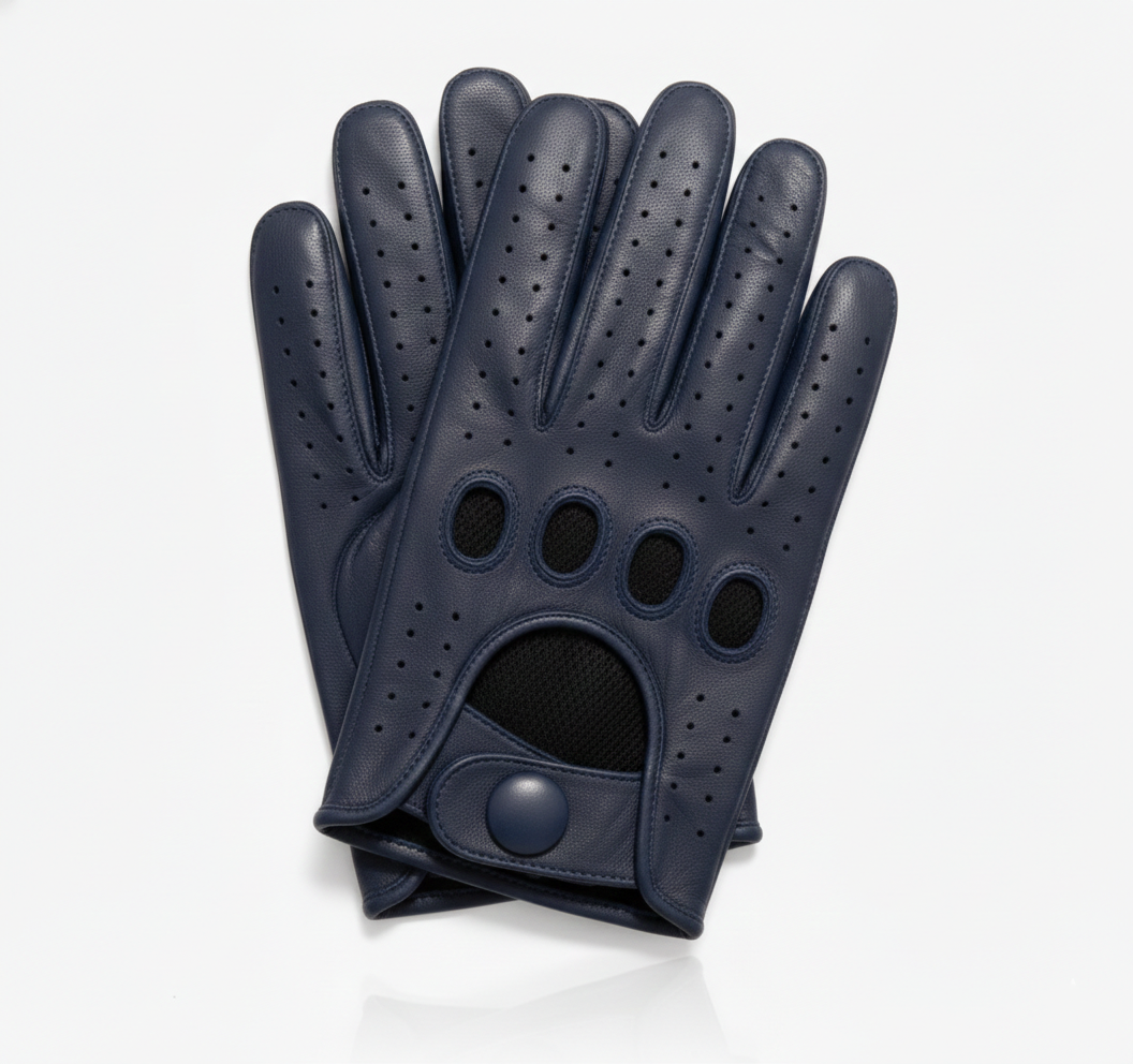 Gemini_Generated_Image_dben90dben90dben Full Finger Leather Driver Gloves | Premium Top-Grain Cowhide | Ergonomic Slip-On Utility & Driving Gear - Image 1