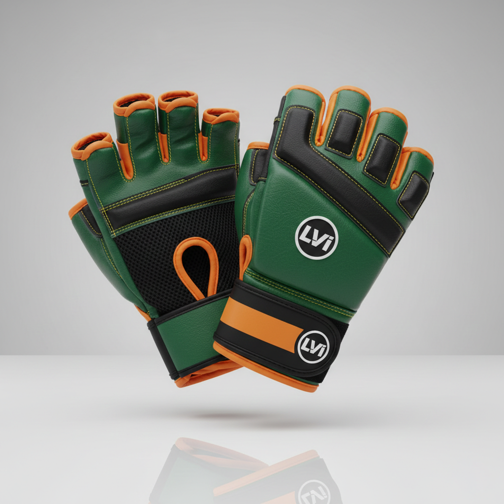 Gemini_Generated_Image_gqi2ingqi2ingqi2 Professional Open-Palm MMA Grappling Gloves | Top-Grain Leather | Impact-Resistant Padding - Image 1