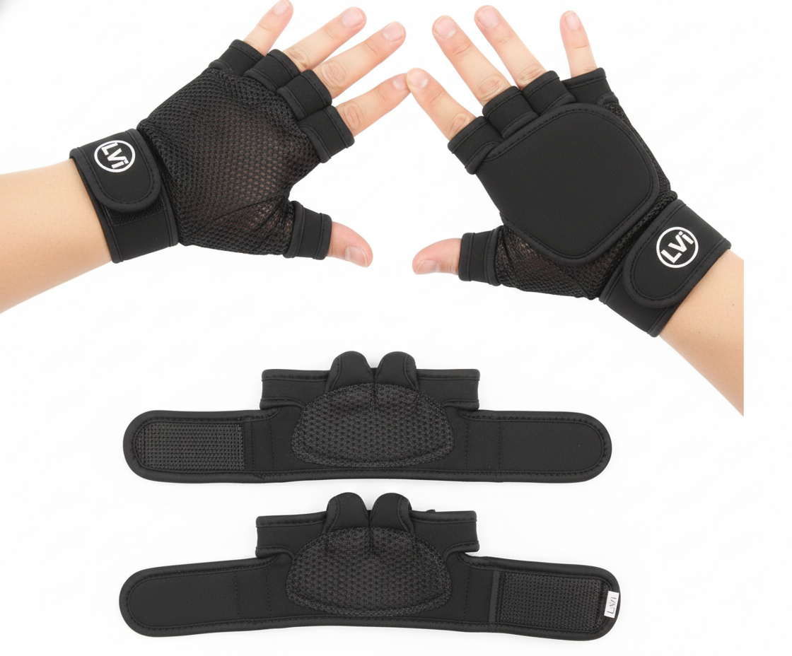 Gemini_Generated_Image_hgzx9dhgzx9dhgzx Elite Cross Training Gloves | Ventilated Hybrid Grip | Integrated Wrist Wraps | Professional OEM Manufacturing - Image 1
