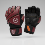 Professional Open-Palm MMA Grappling Gloves | Top-Grain Leather | Impact-Resistant Padding
