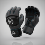 Professional Open-Palm MMA Grappling Gloves | Top-Grain Leather | Impact-Resistant Padding