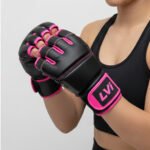 Professional Open-Palm MMA Grappling Gloves | Top-Grain Leather | Impact-Resistant Padding